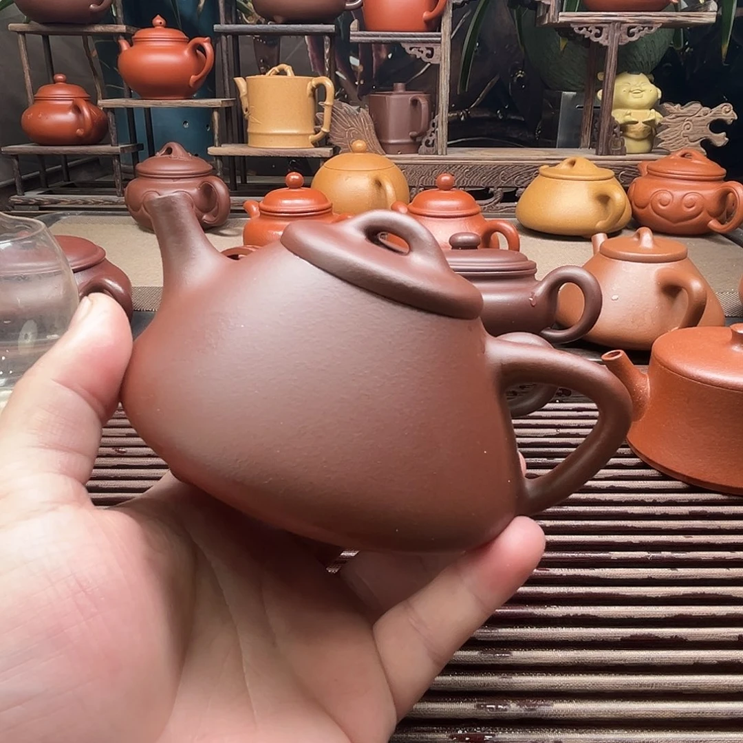 紫砂茶壶御*。原矿紫砂