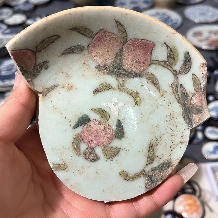 瓷片瓷片茶托喝茶非常不错