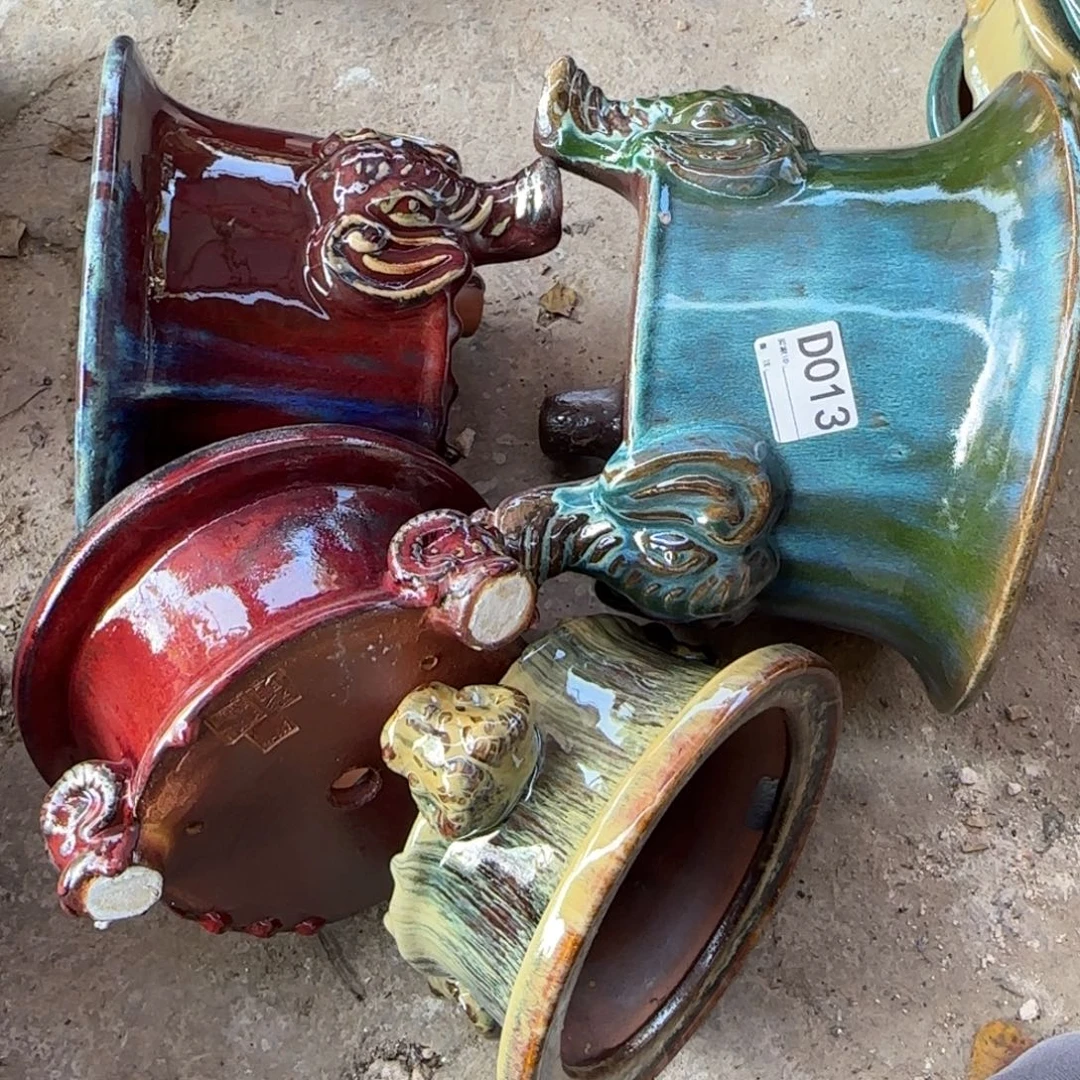 喜***园花盆紫砂013+万能连接