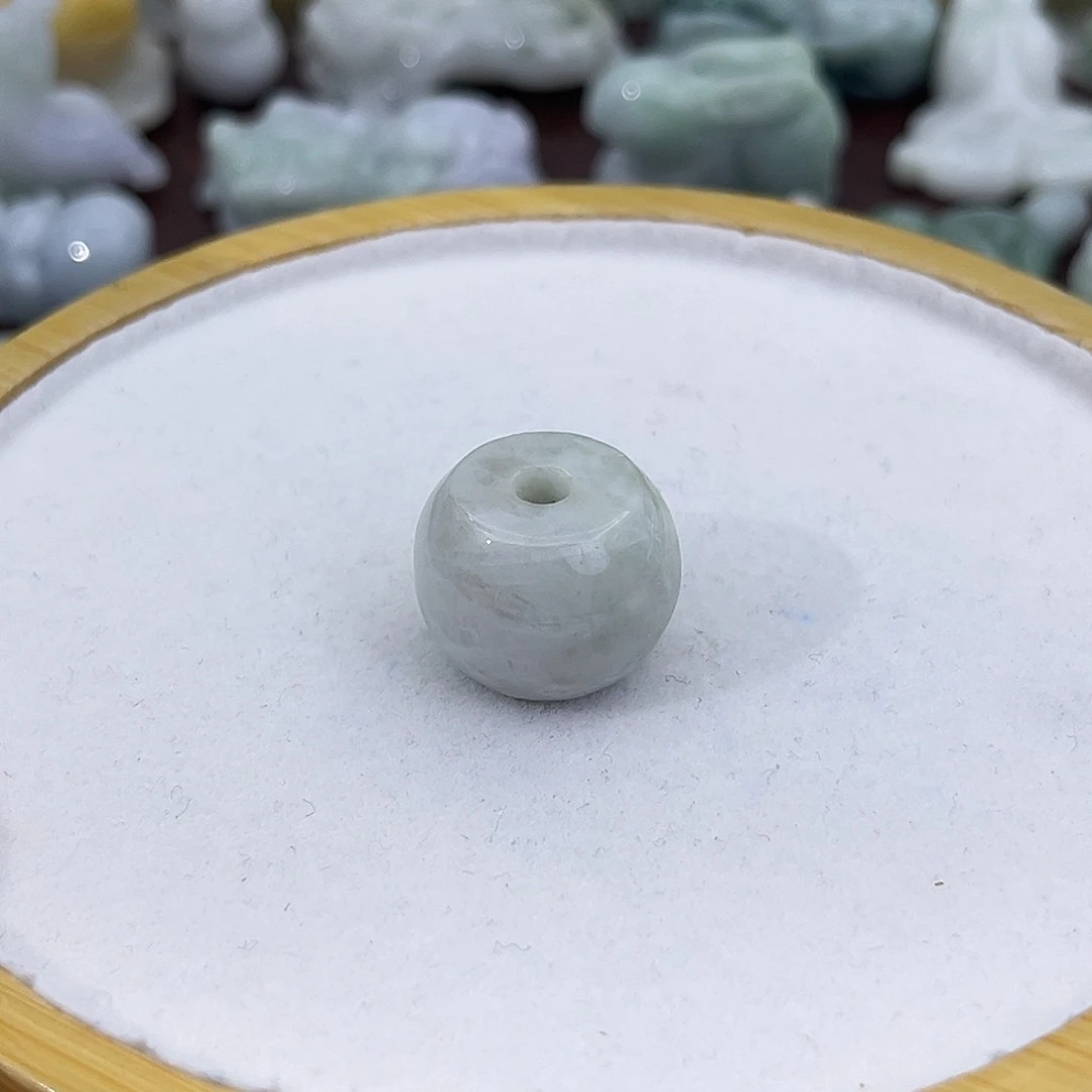 翡翠裸石天然缅甸A货翡翠 转运珠