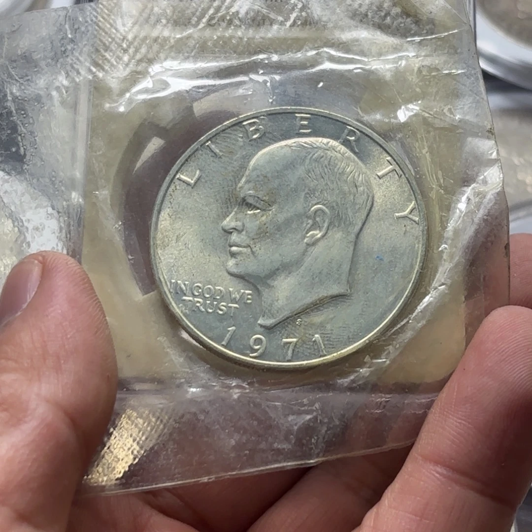 镀银币美国1美元银币40%纯银27克