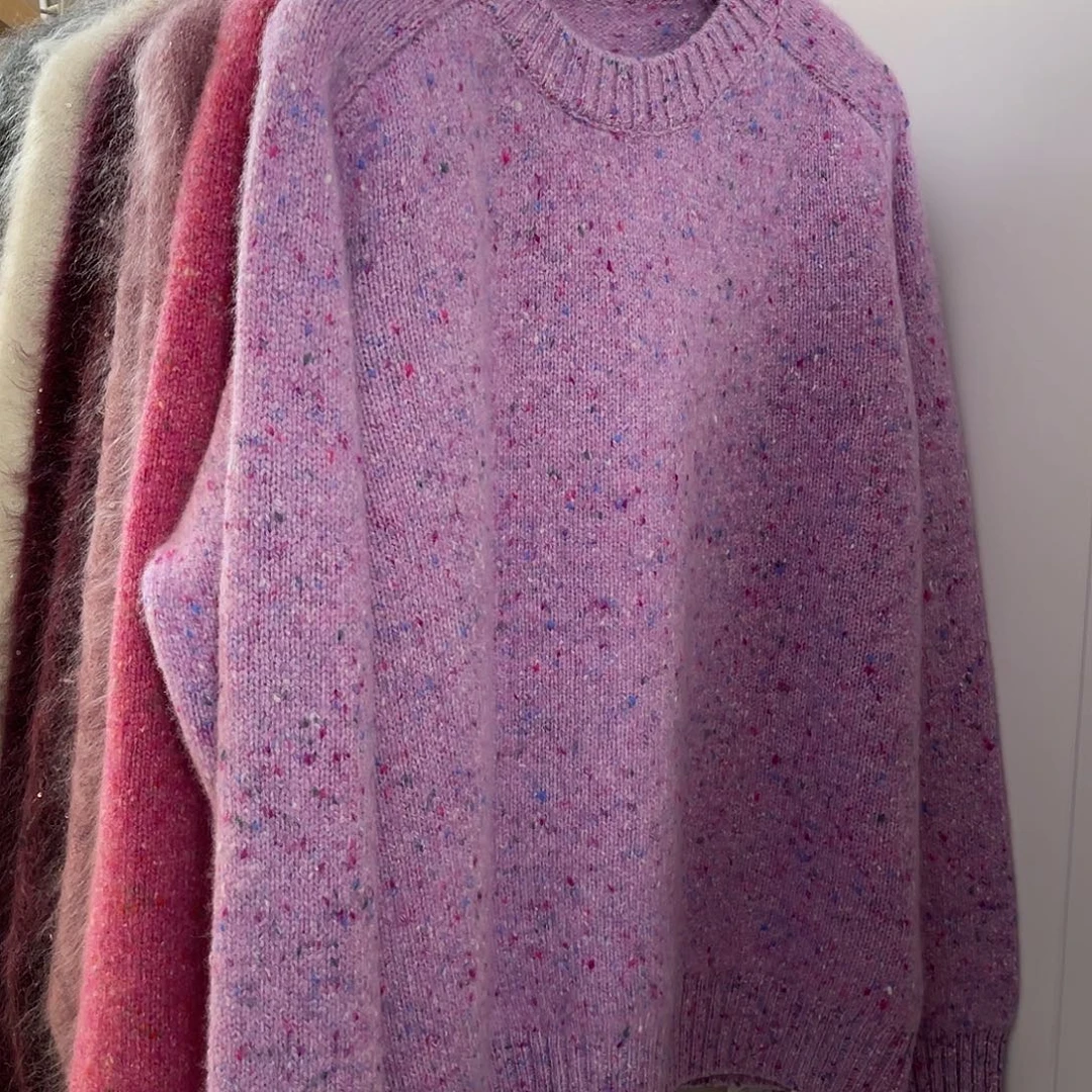 高货 专柜 点子纱 羊绒衫