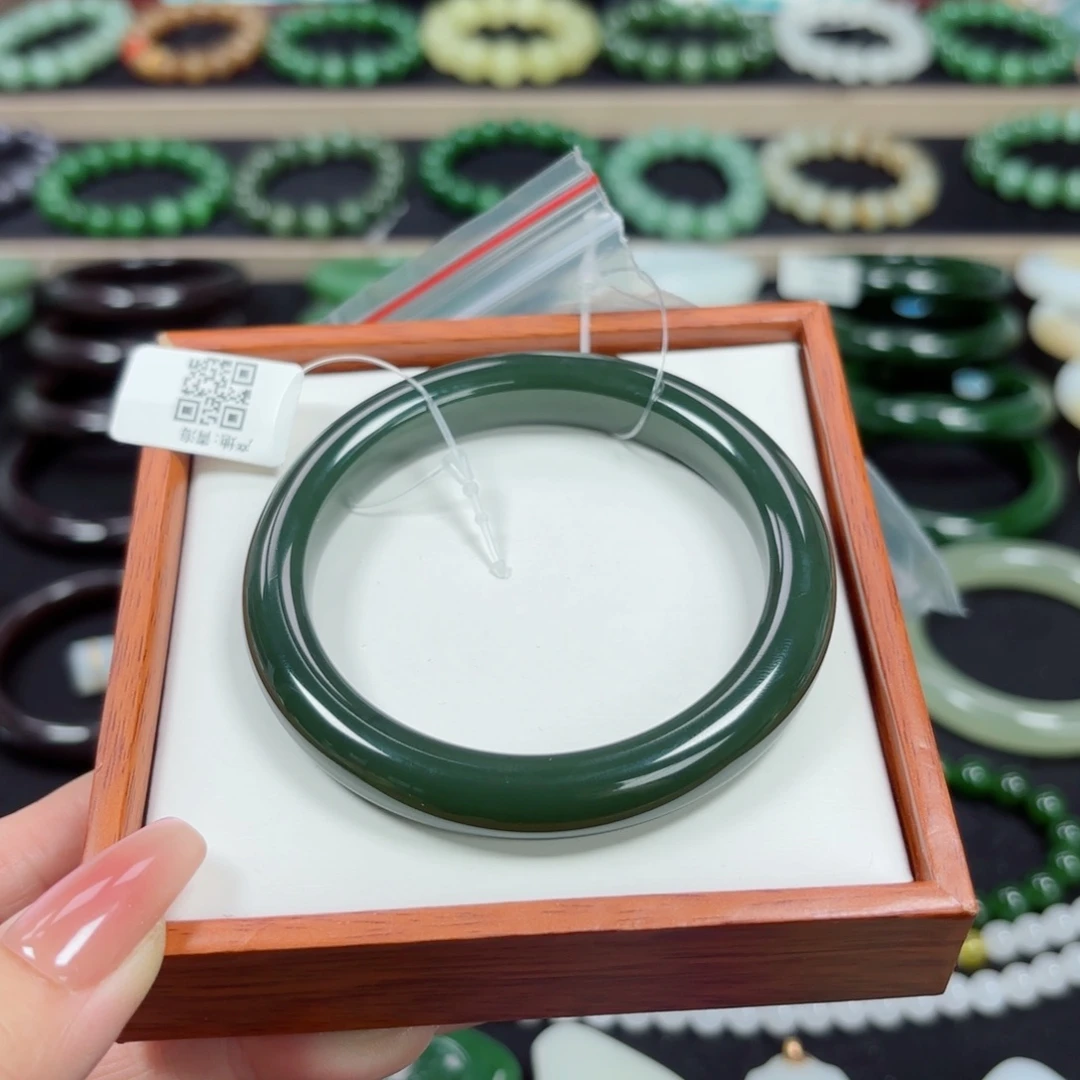 和田玉未镶嵌手链手镯58