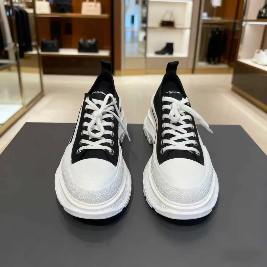 高奢MCQ专柜直发情侣帆布鞋