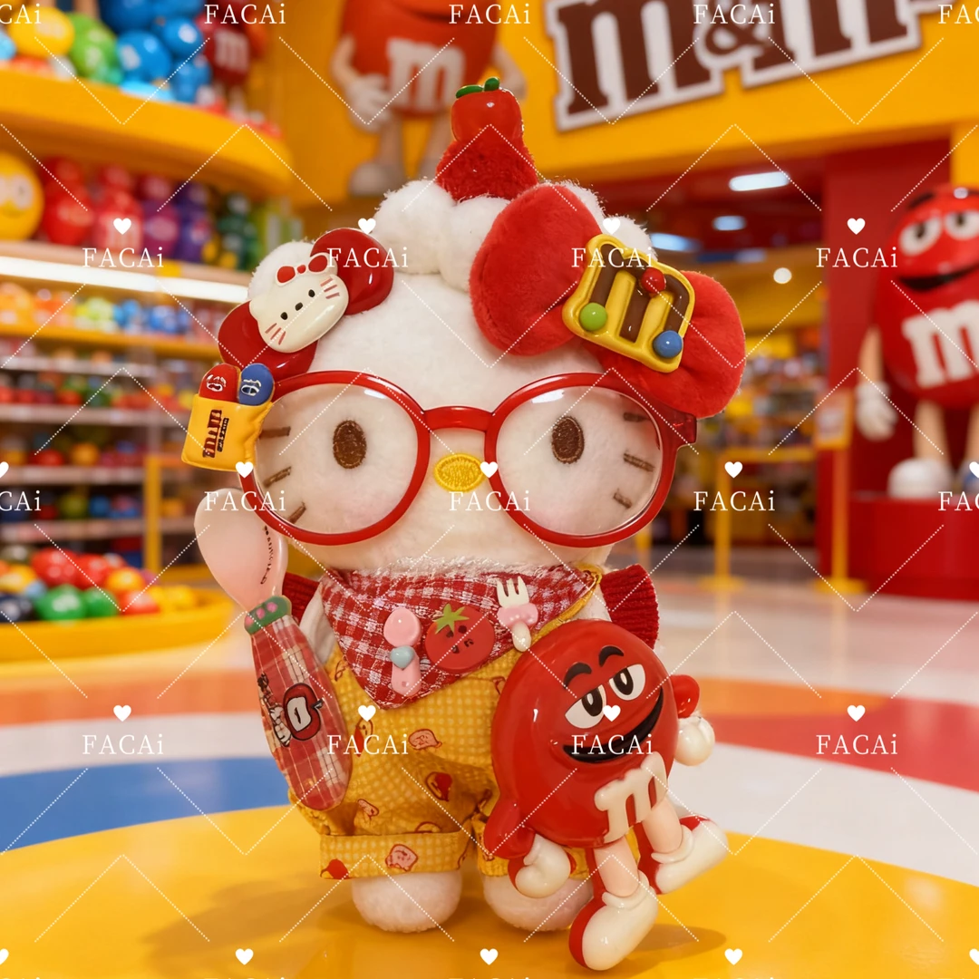 【正版】m豆KT包包挂件玩偶挂件可爱毛绒钥匙扣挂饰书包挂件礼物