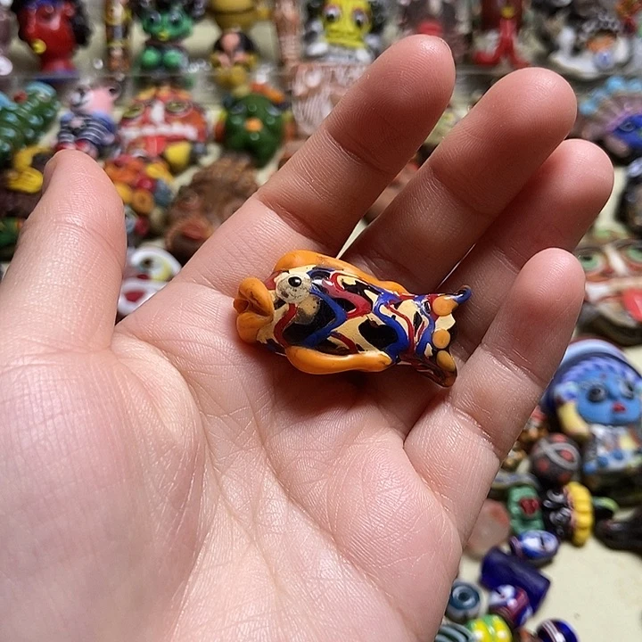 琉璃颈饰复古鱼鱼042