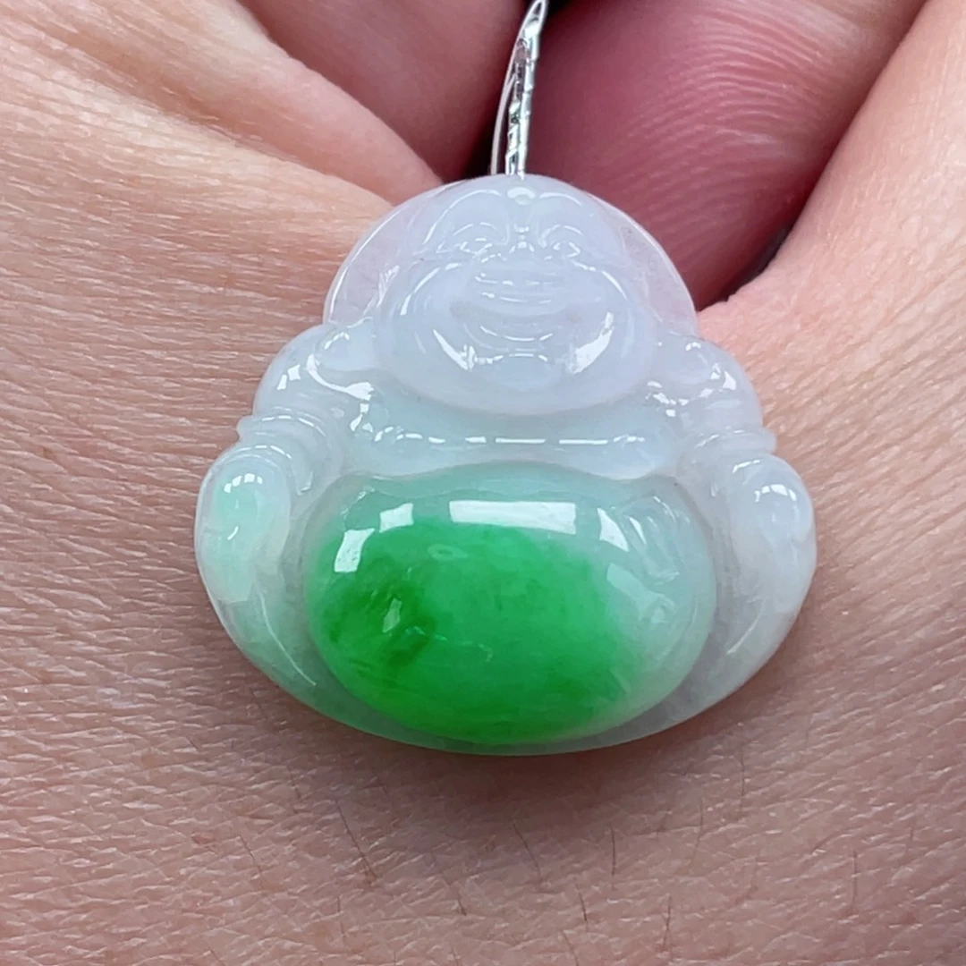 颈饰未镶嵌翡翠佛公