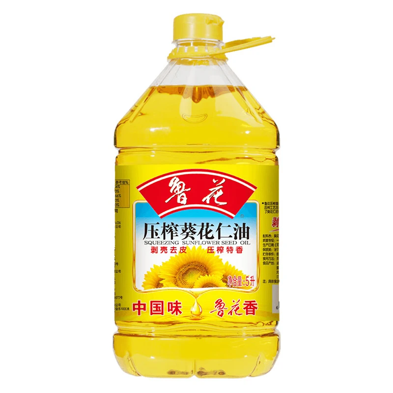 鲁花压榨葵花仁油5L