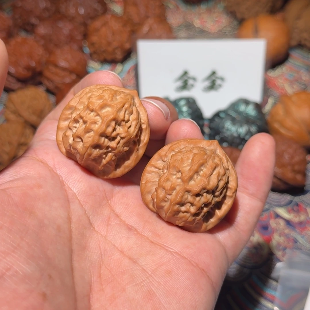 核桃把件341瓷娃娃，尺寸33.5