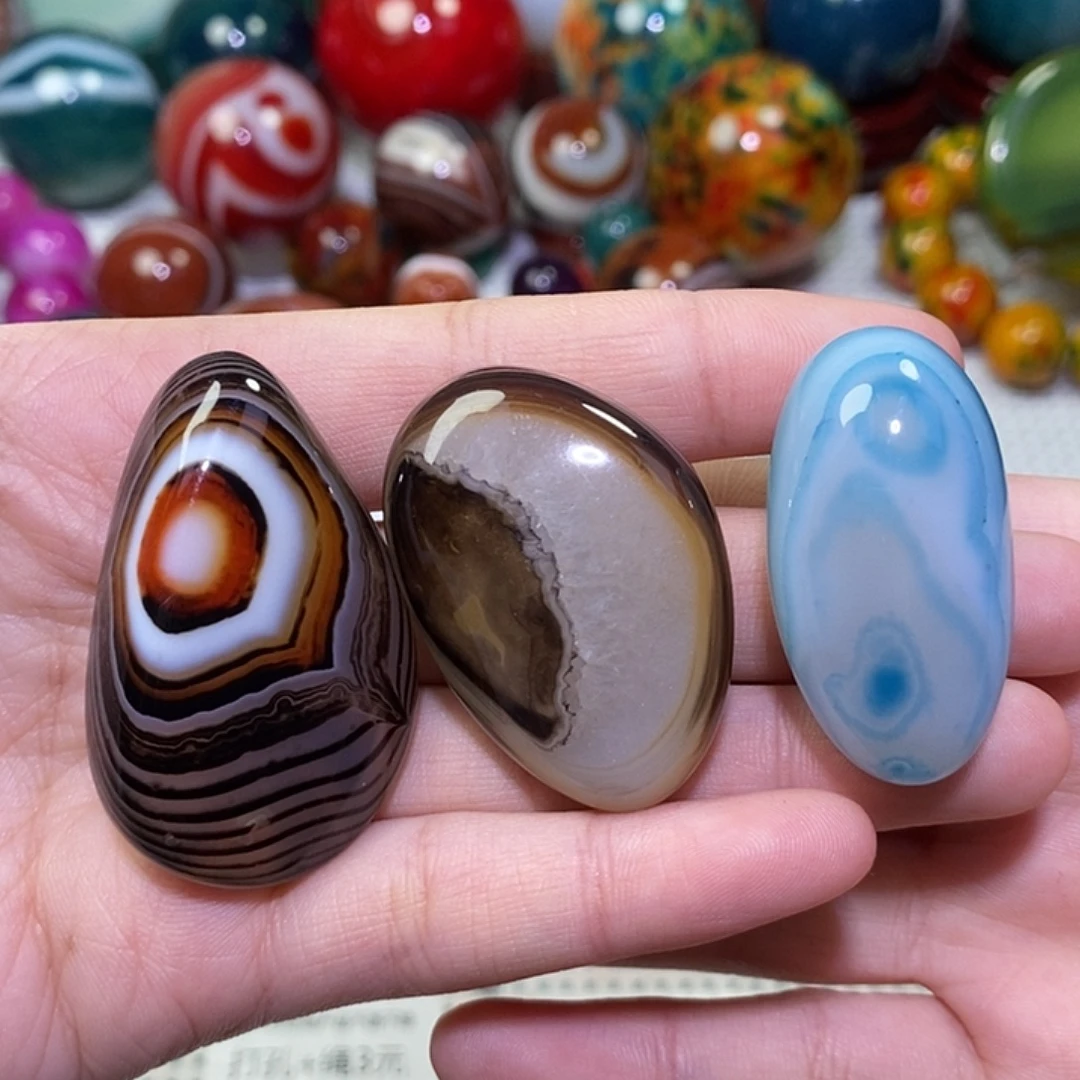 木***言玛瑙/玉髓未镶嵌珠宝奇石