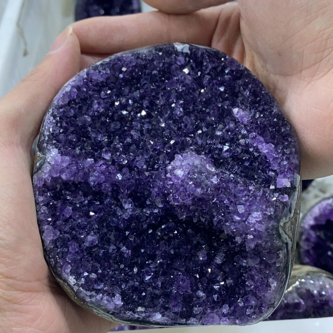 紫晶摆件摆件未镶嵌