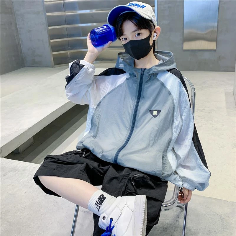 巴拉巴拉男孩女孩童装男童防晒衣夏装外套2025新款儿童夏款中大童