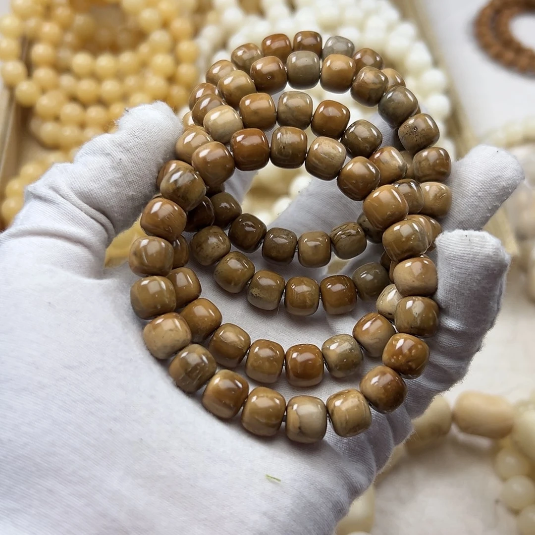 菩提根/象牙果吊坠10库克妖花桶珠