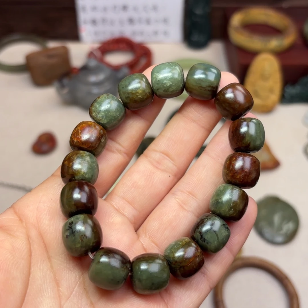 岫岩河磨玉（透闪石质玉）戒指未镶嵌倔****✨