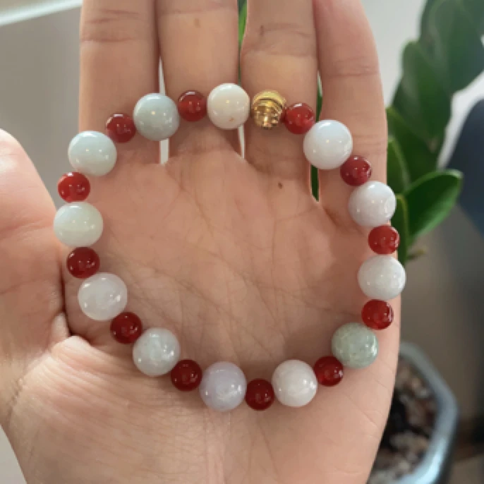 天然缅甸翡翠手链