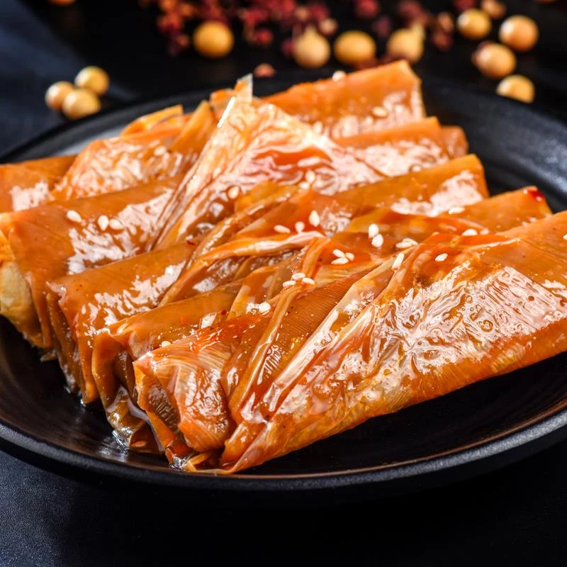 罗江豆鸡70g*5袋四川特产素食德阳豆鸡麻辣味豆皮卷零食绵软咸香