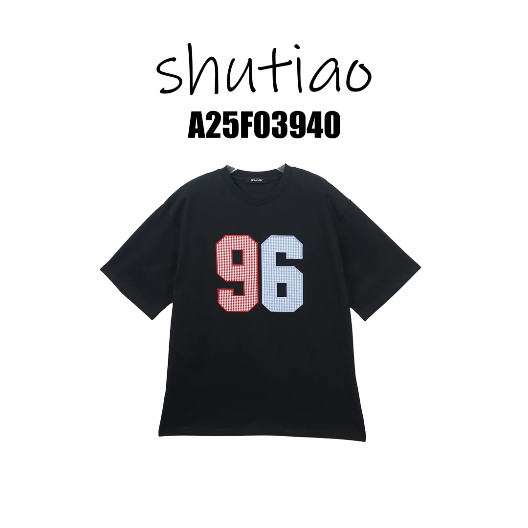 【SHUTIAO】2025夏季：新款小众设计款T恤A25F03940