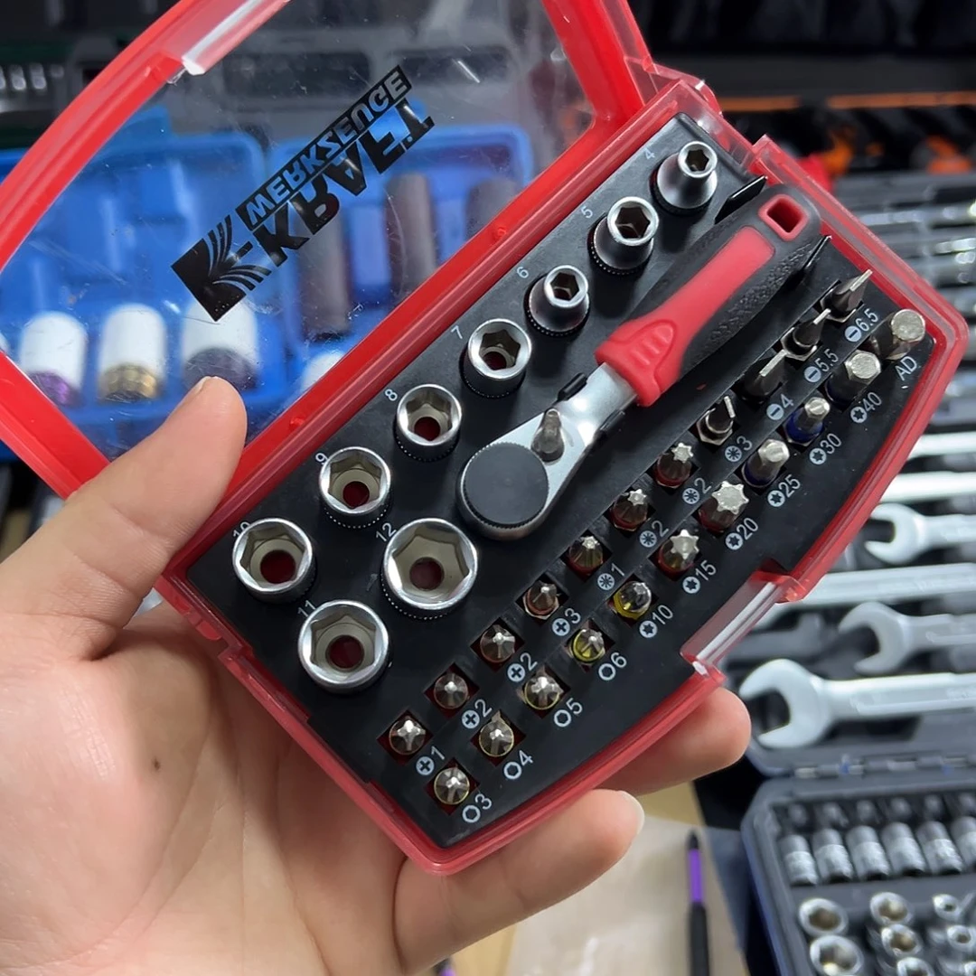 迷你棘轮72齿批头套筒组合