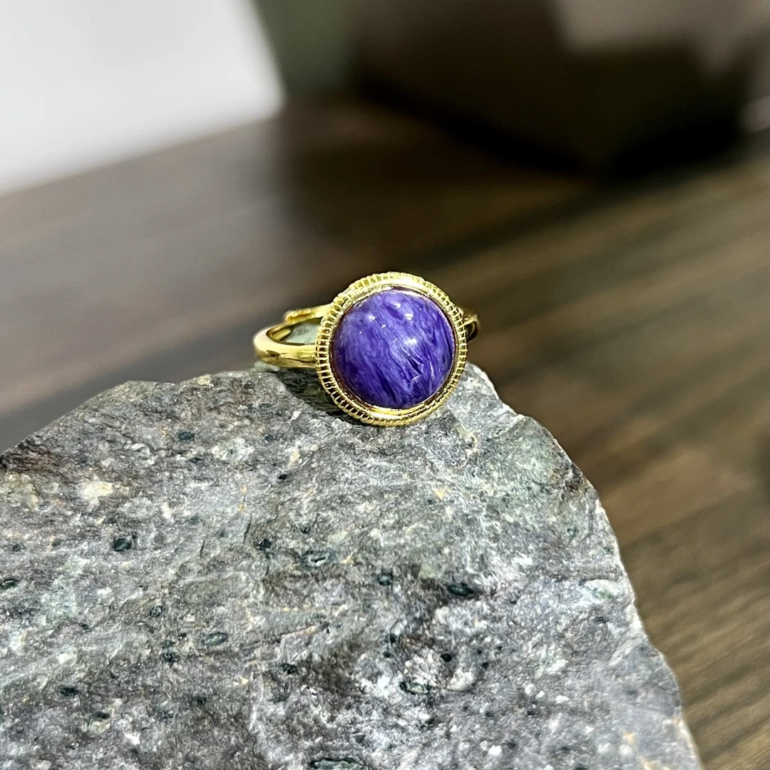 s925紫龙晶戒指   KT24080822