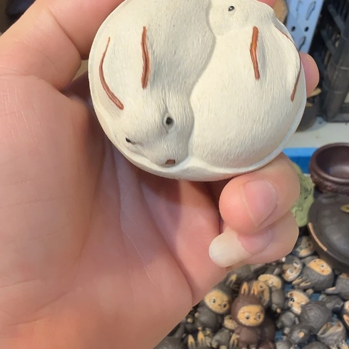 紫砂茶宠雕塑瑕疵茶宠