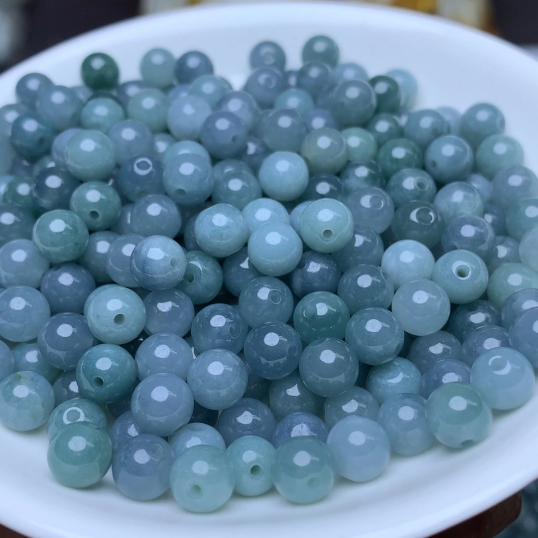 【闪购商品】翡翠手链未镶嵌卡7冰蓝水50个