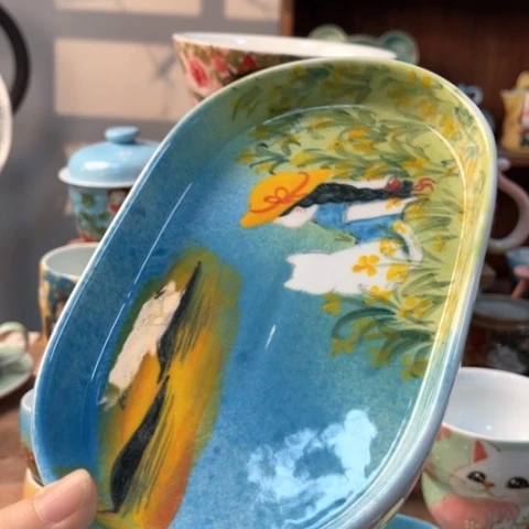 炉景德镇釉下手绘陶瓷