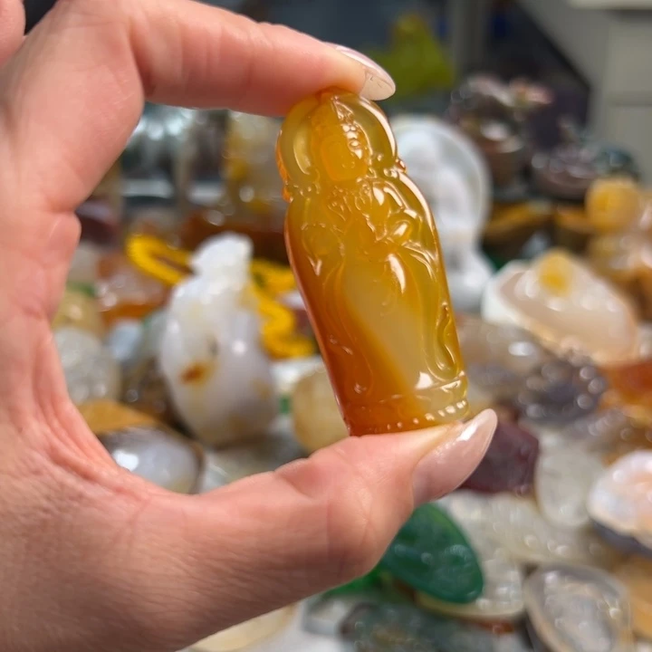 玛瑙/玉髓吊坠(不含链)未镶嵌