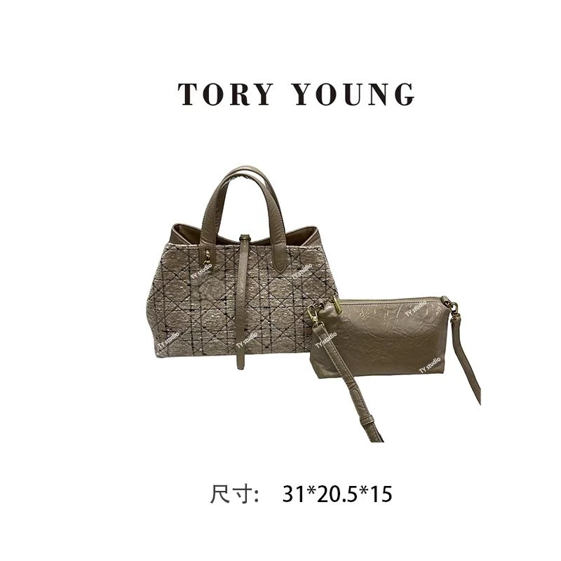 【TY】ZT-D7075-可可色 轻奢高级韩版单肩潮流时尚简约女包