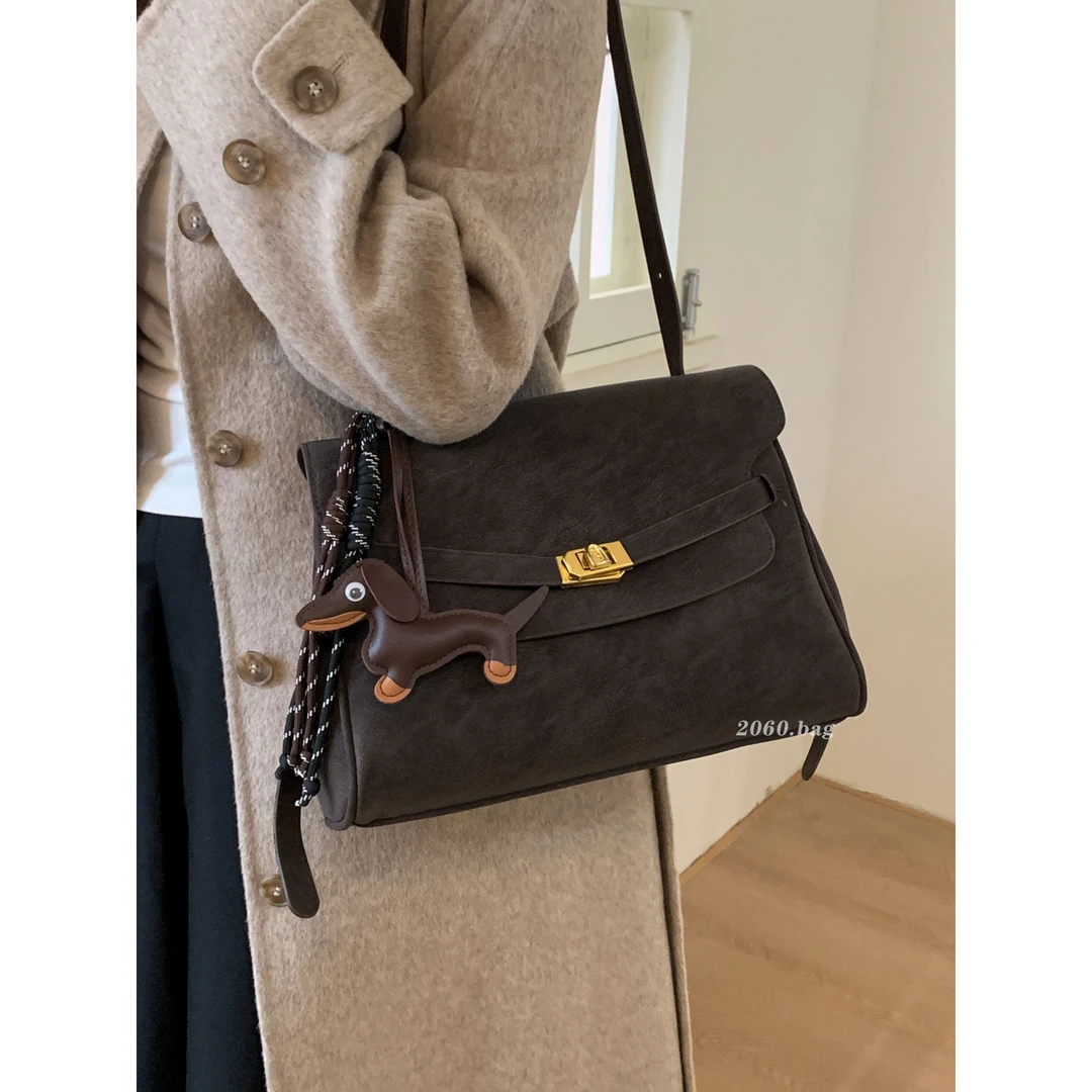 高级感大容量通勤托特包包女2025秋冬新款慵懒风腋下包时尚单肩包