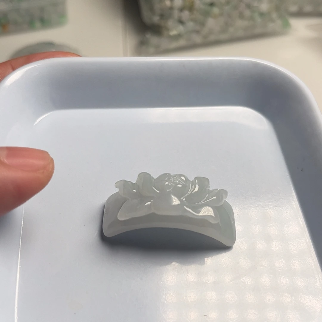 颈饰未镶嵌翡翠天然翡翠