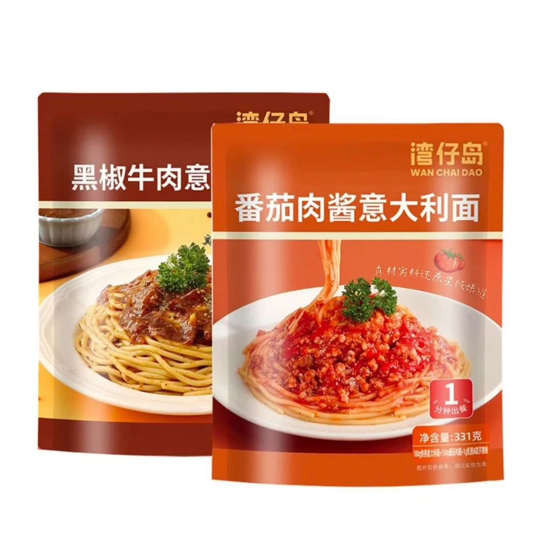 【日期到25年8月1日】湾仔岛 肉酱意大利面331g*4