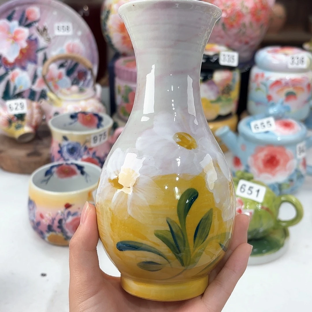 景德镇手绘高温釉下彩陶瓷茶具