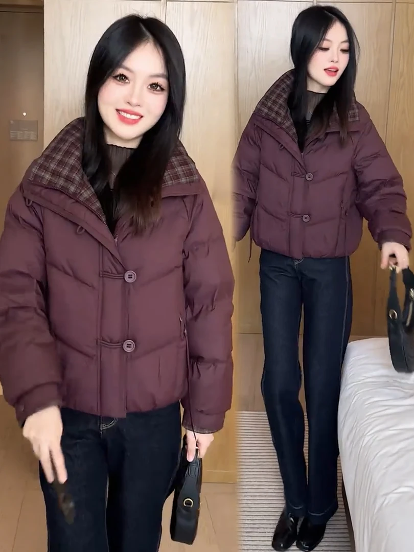 【有运费险】短款女装女款显瘦保暖女式短款冬季显瘦保暖棉服女棉衣