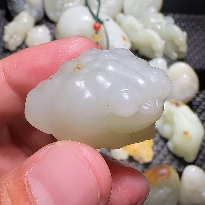 和田玉未镶嵌吊坠(不含链)