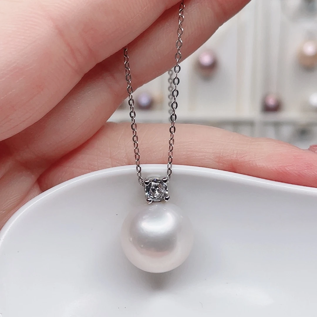淡水珍珠吊坠(赠链)合金