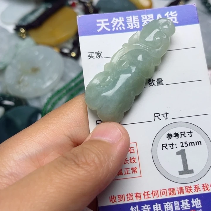 翡翠未镶嵌颈饰挂件