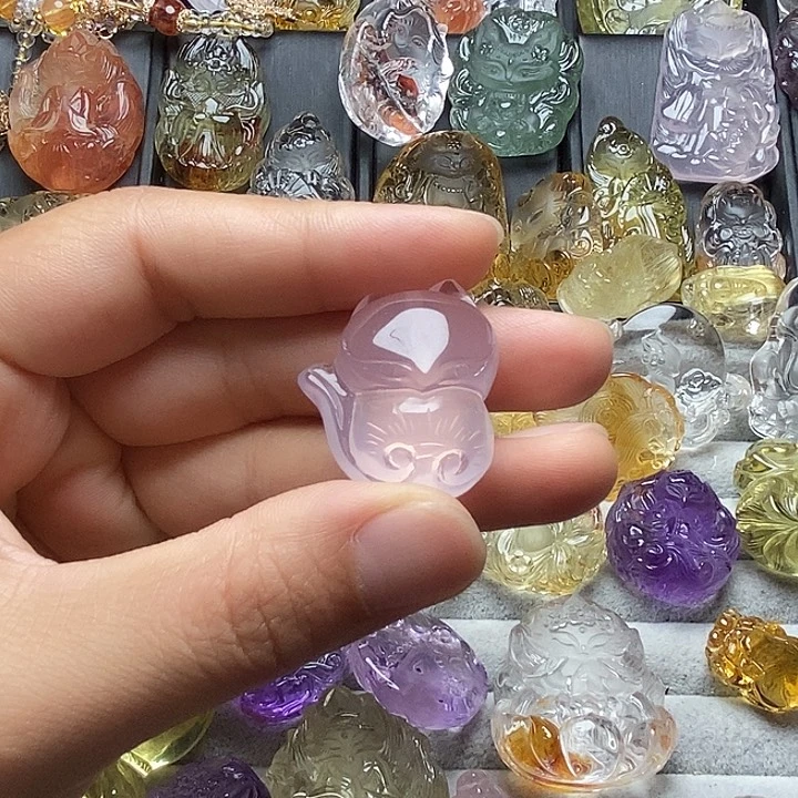 未镶嵌颈饰水晶水晶吊坠