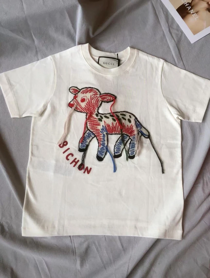 99新 GUCCI/古驰  有奢友得严选丨古驰小鹿短袖T00722