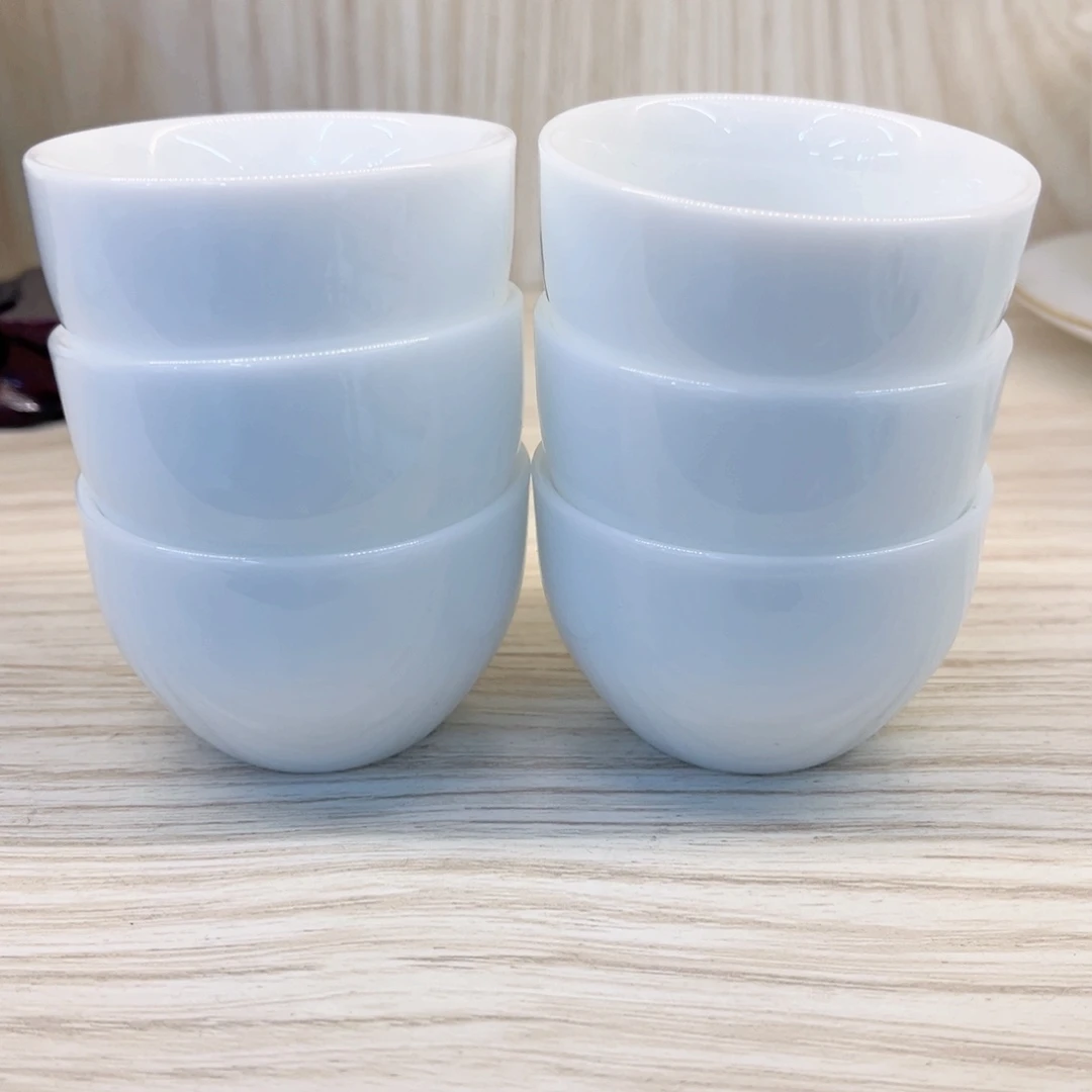 l***i陶瓷冰种平底客杯6只