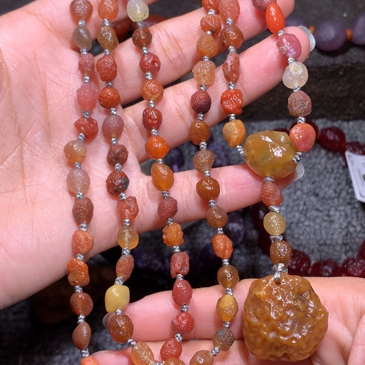 未镶嵌玛瑙/玉髓珠宝半成品