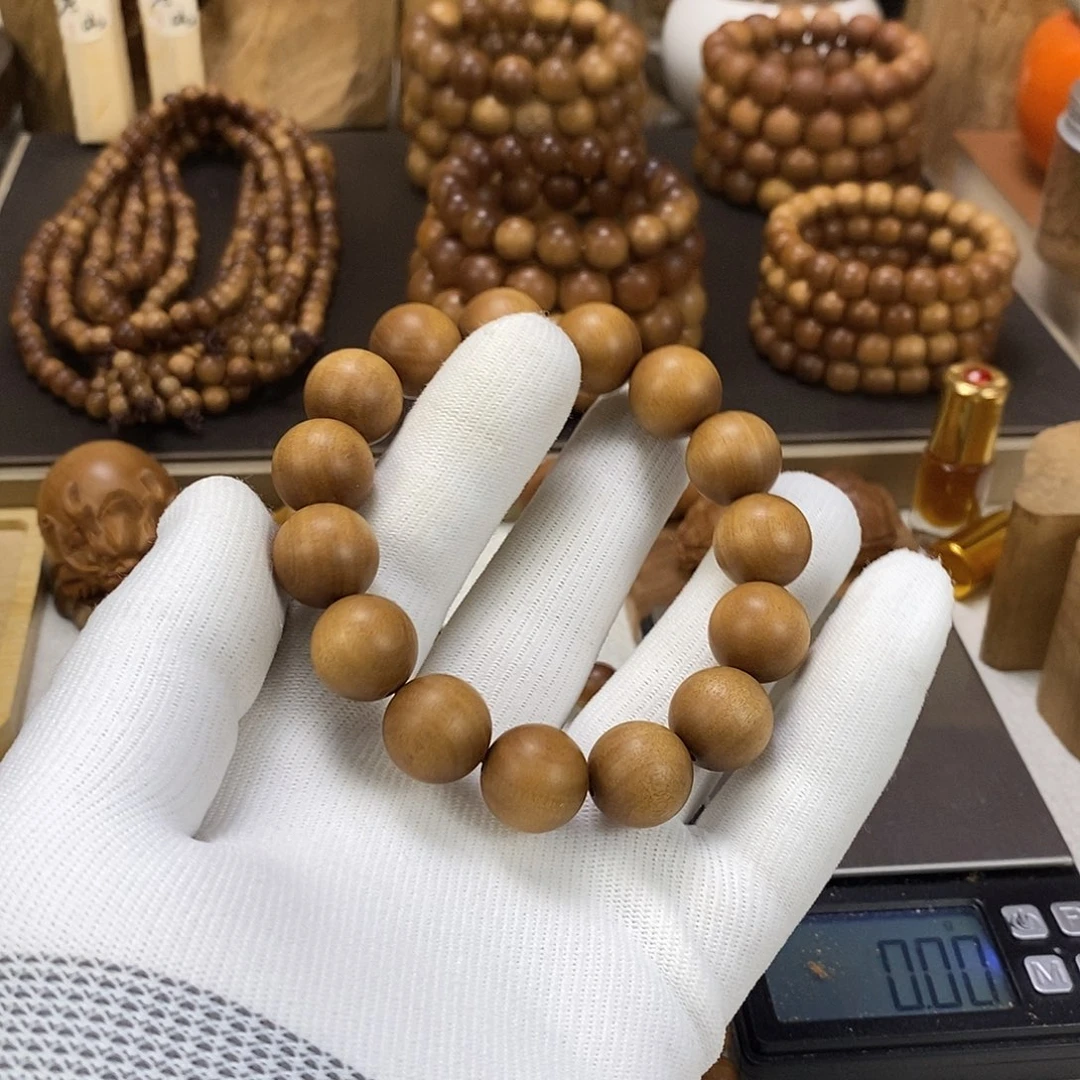 檀香木手串/手链老山檀1.5单圈