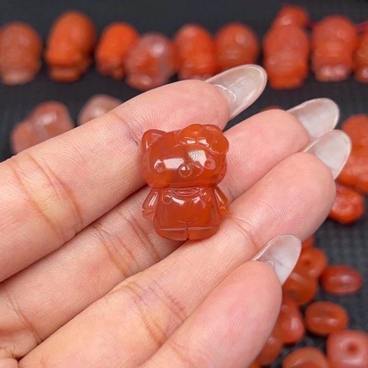 遗***吧南红玛瑙未镶嵌吊坠(不含链)