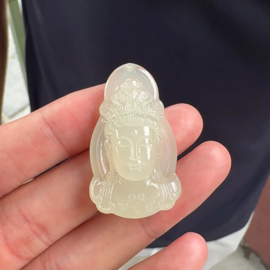 和田玉未镶嵌颈饰88籽玉