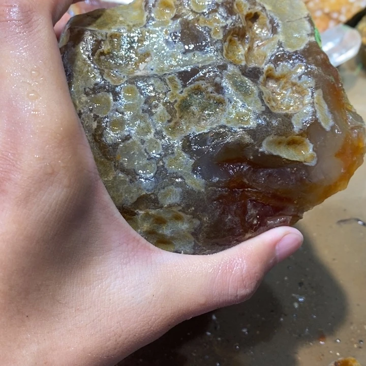 未镶嵌玛瑙/玉髓珠宝半成品