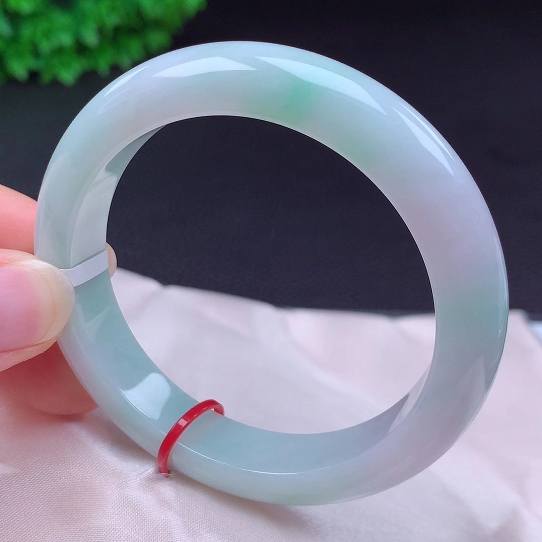 翡翠未镶嵌手镯55圈438017