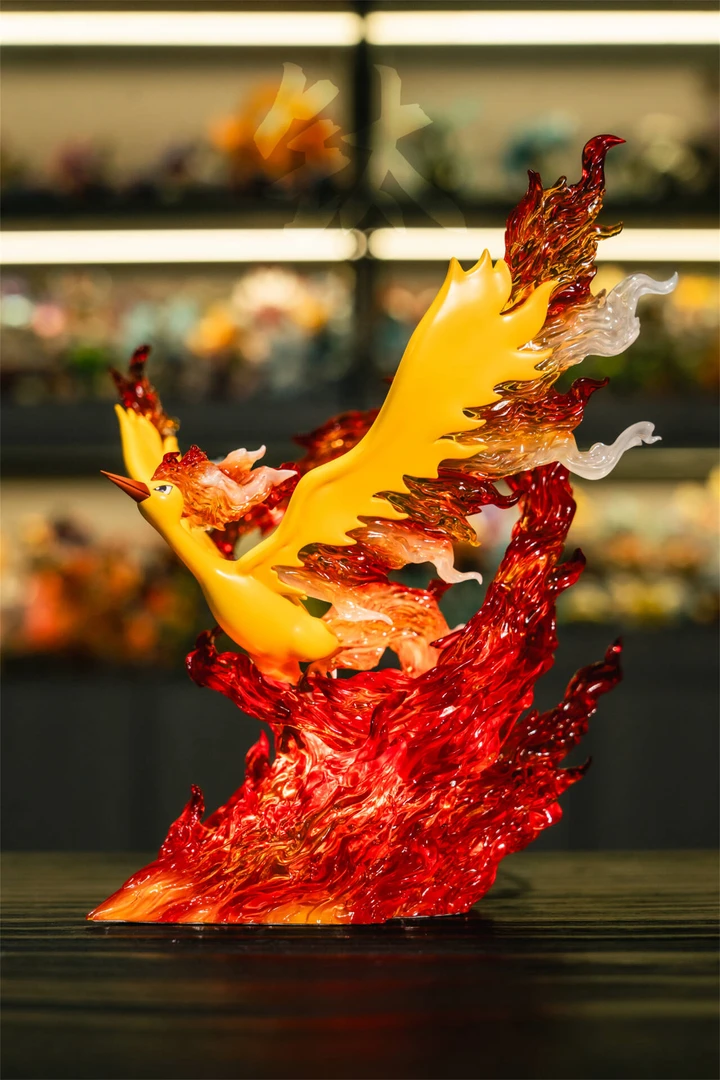 【现货】ZXZ 火焰鸟原色  复刻 pu树脂雕像