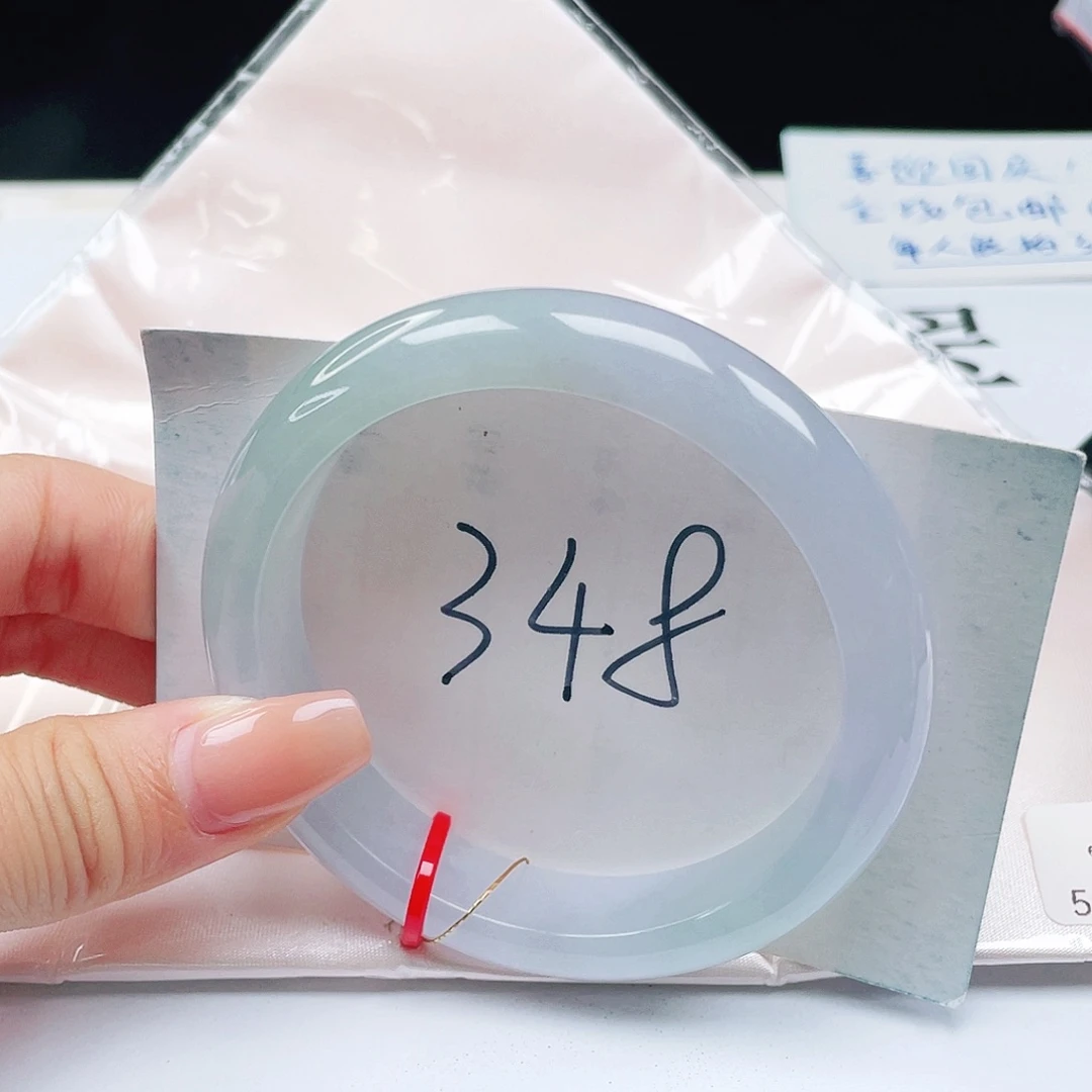 翡翠未镶嵌手镯56+正圈