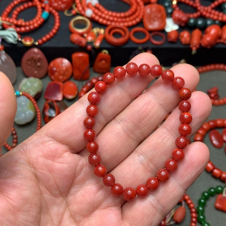南红玛瑙未镶嵌颈饰