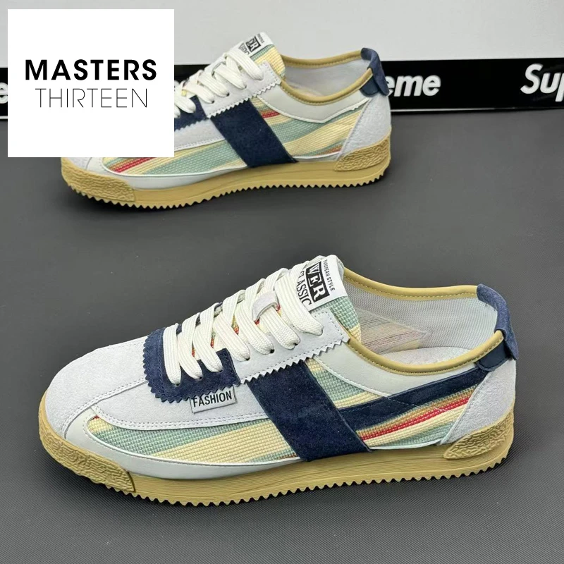 新款男鞋轻便透气休闲板鞋耐磨防滑潮鞋子男款百搭运动德训鞋G08