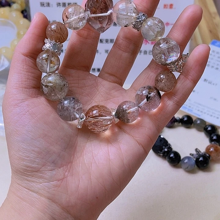 水晶手串未镶嵌超七